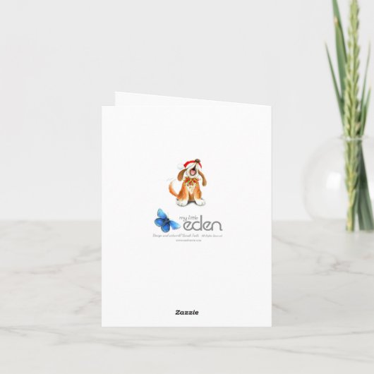 Het is Kerstmis Feestdagen Kaart (Achterkant)