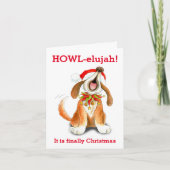 Het is Kerstmis Feestdagen Kaart (Voorkant)