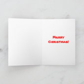 Het is Kerstmis. Feestdagen Kaart (Binnen)