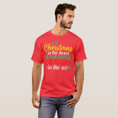 Het is Kerstmis in het hart dat Kerstmis uitstelt T-shirt (Voorkant volledig)