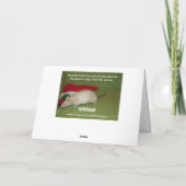 Het is Kerstmis! kaart (Achterkant)