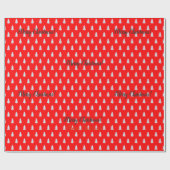 Het is Kerstmis. Kleurrijke dennenboom Buiten Cadeaupapier (Vlak)