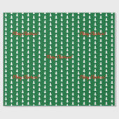 Het is Kerstmis. Kleurrijke dennenboom Buiten Cadeaupapier (Vlak)