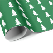 Het is Kerstmis. Kleurrijke dennenboom Buiten Cadeaupapier (Rol Hoek)
