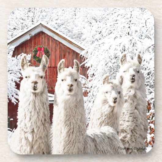 "Het is Kerstmis!" Onderzetter instellen (Voorkant)