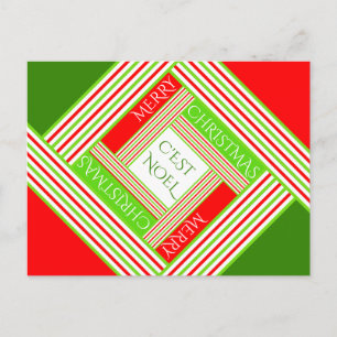 Het is Kerstmis / Prettig kerstfeest Feestdagenkaart