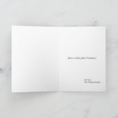 Het is Kerstmis Santa Winter Vakantie Kaart (Binnen)