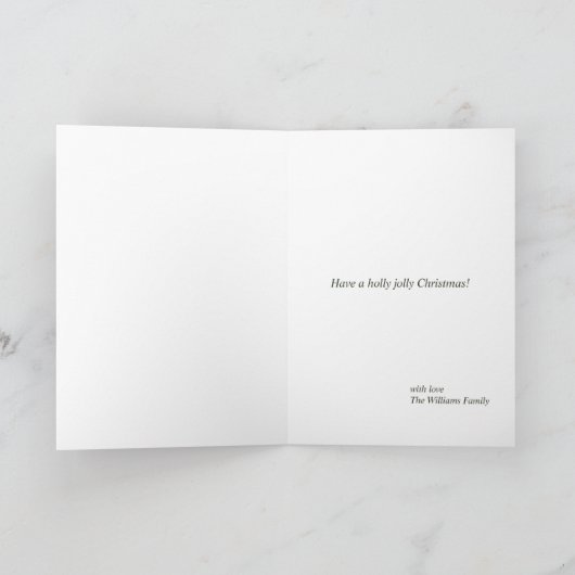 Het is Kerstmis Santa Winter Vakantie Kaart (Binnen)