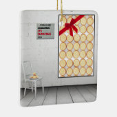 'Het is Kerstmis' van Jessica Claus Keramisch Ornament (Rechts)