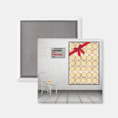 'Het is Kerstmis' van Jessica Claus Magneet (Voorkant / Achterkant)