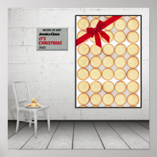 'Het is Kerstmis' van Jessica Claus Poster