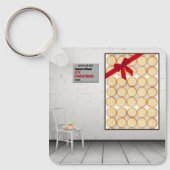 'Het is Kerstmis' van Jessica Claus Sleutelhanger (Voorkant)