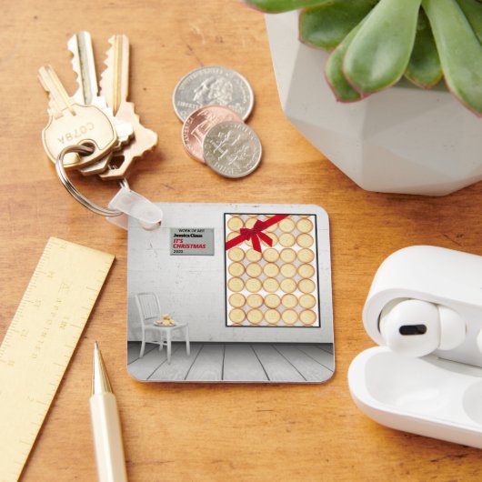 'Het is Kerstmis' van Jessica Claus Sleutelhanger (Bureau)