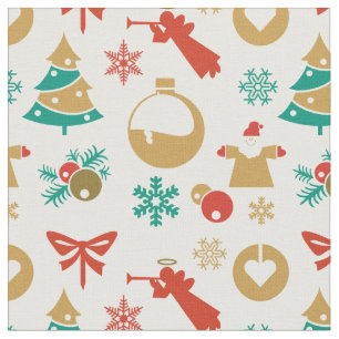 Het is kerstpatroon stof