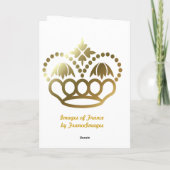 Het is kersttijd, feestdagen kaart (Achterkant)