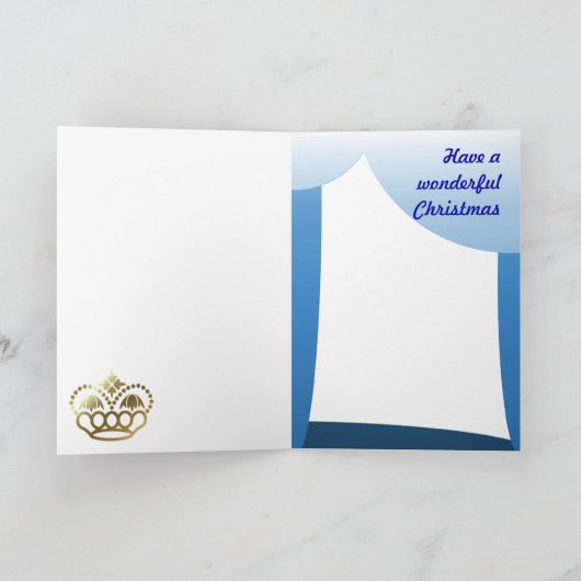 Het is kersttijd, feestdagen kaart (Binnen)