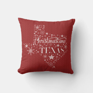 Het is kersttijd in Texas Kussen
