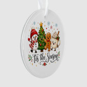 Het is kersttijd Kerstmis Ornament (voorkant)