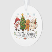 Het is kersttijd Kerstmis Ornament (voorkant)