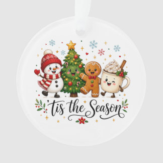 Het is kersttijd Kerstmis Ornament