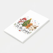 Het is kersttijd Kerstmis Post-it® Notes (Schuin)