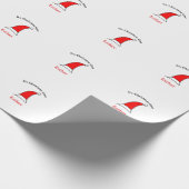 Het is kersttijd Sinterklaas rode hoed naam eenvou Cadeaupapier (Hoek)