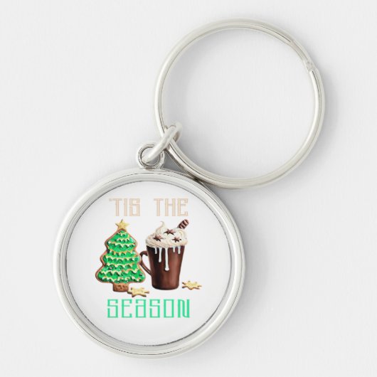 Het Is Kersttijd Sleutelhanger (Voorkant)