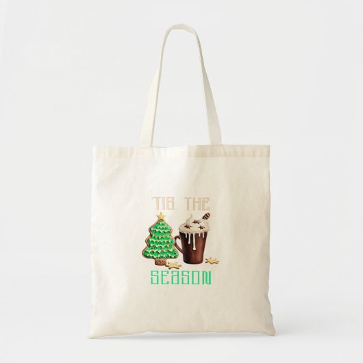 Het Is Kersttijd Tote Bag (Voorkant)