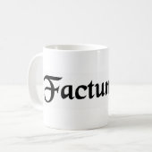 Het is klaar. koffiemok (Voorkant links)