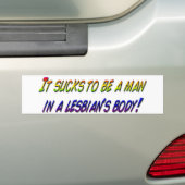 Het is klote bumpersticker (Op auto)