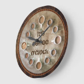 Het is Koffie OClock Fun Coffee Lovers Kitchen Clo Grote Klok (Hoek)