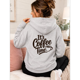 Het is koffietijd Koffieliefhebber Geschenk Hoodie