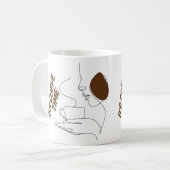 Het is koffietijd koffiemok (Voorkant links)