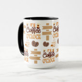 het is koffietijd  mok (Voorkant links)