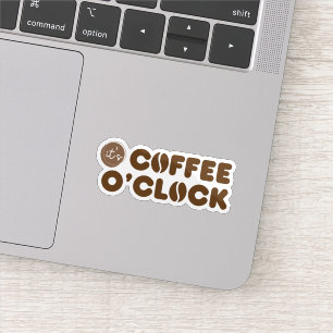 Het is koffietijd sticker