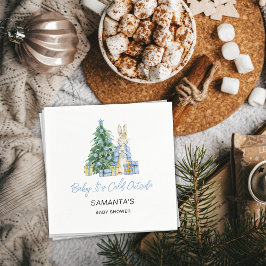 Het is koud buiten Baby servet