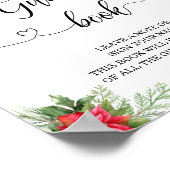 Het is koud buiten baby shower gast boek poster (Hoek)