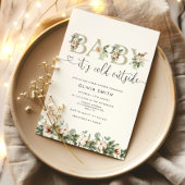 Het is koud buiten baby shower kaart