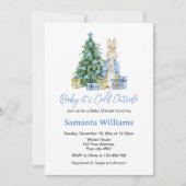 Het is koud buiten Baby shower uitnodiging (Voorkant)