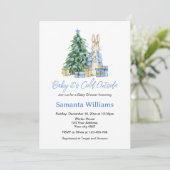 Het is koud buiten Baby shower uitnodiging (Staand voorkant)