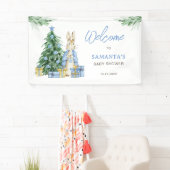 Het is koud buiten Baby shower Welkom Spandoek (Insitu)