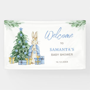 Het is koud buiten Baby shower Welkom Spandoek