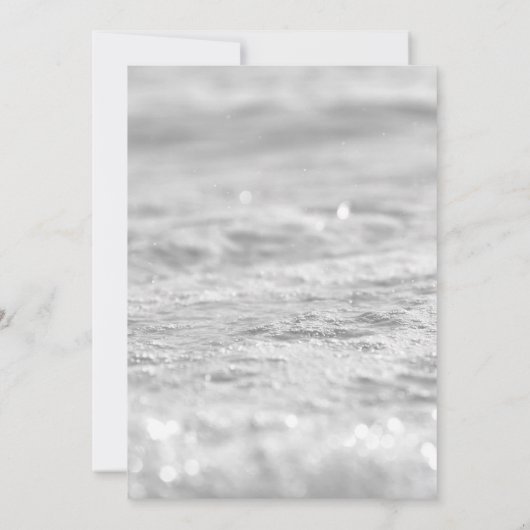 Het is koud buiten blauw virtueel Baby shower Kaart (Achterkant)