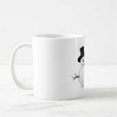 Het is koud buiten Cute Snowman Winter Season Koffiemok (Links)