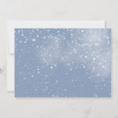 Het is koud buiten Elephant Winter Boy Baby shower Kaart (Achterkant)