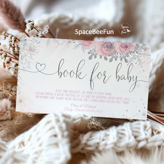 Het is koud buiten het Baby shower Informatiekaartje