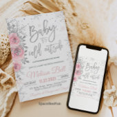 Het is koud buiten het Baby shower Kaart