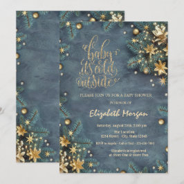 Het is Koud Buiten het Baby shower van de Boom van Kaart