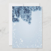 Het is Koud Buiten het Baby shower van de Boom van Kaart (Achterkant)