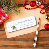 Het is koud buiten het Baby shower van de kerstboo Etiket